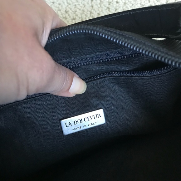 La DolceVita Nylon Hobo Bag - Picture 4 of 4